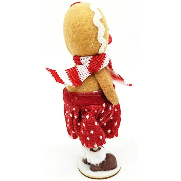 Bonhomme Fille en Pain d'Epices décoratif à poser