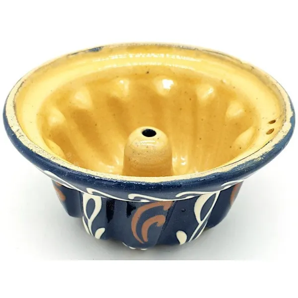 Soufflenheim Gänseblümchen Blau Kougelhopf Form 13 cm