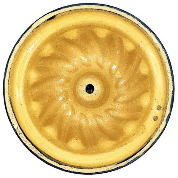 Soufflenheim Gänseblümchen Blau Kougelhopf Form 13 cm