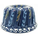 Soufflenheim Daisies Blue Kougelhopf Mold 21 cm