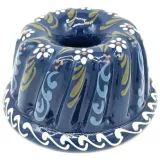 Soufflenheim Daisies Blue Kougelhopf Mold 21 cm