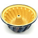 Soufflenheim Daisies Blue Kougelhopf Mold 23 cm
