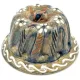 Moule à Kougelhopf Soufflenheim Bleu Pinceau Marguerites 13 cm