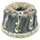 Kougelhopf Soufflenheim Blau Bürste Gänseblümchen Form 21 cm