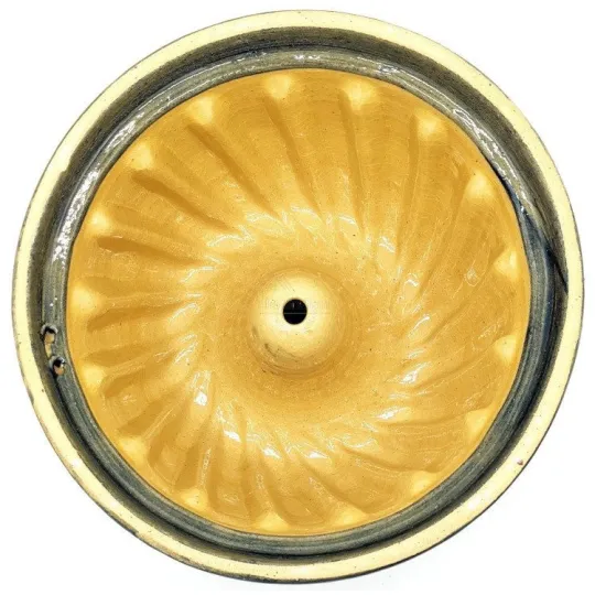 Bakvorm Kougelhopf Soufflenheim Blauw Penseel Madeliefjes 21 cm