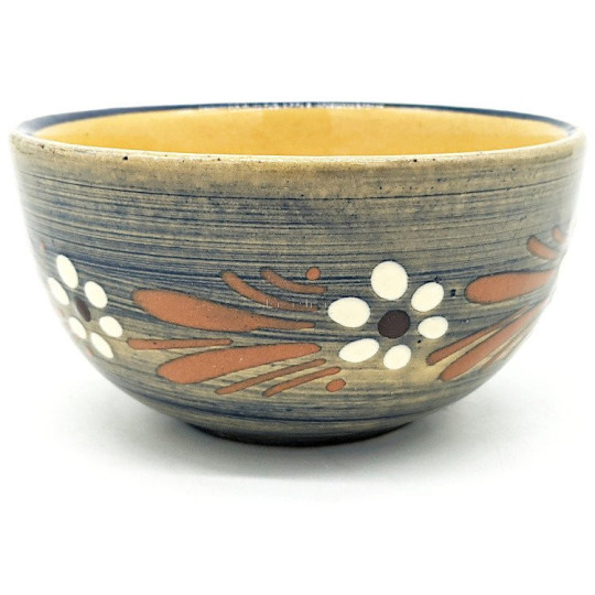 Schüssel 10 cm Soufflenheim Blue Gänseblümchenpinsel
