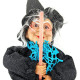 Witch of Alsace to hang with Black Vest and Blue Fringes 31 cm