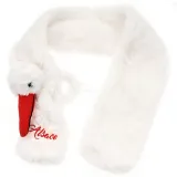 Plush scarf with ultra soft Stork 95 cm