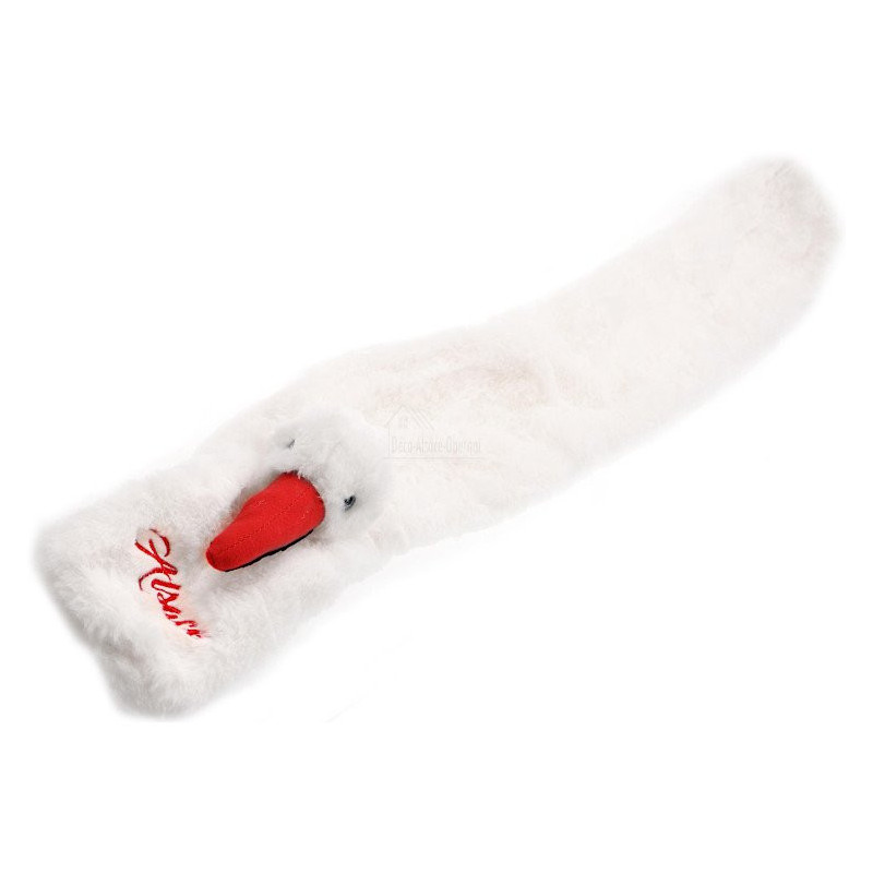Écharpe Peluche avec Cigogne ultra douce 95 cm