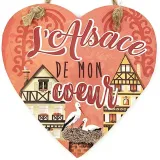 Heart to hang Alsace of my heart