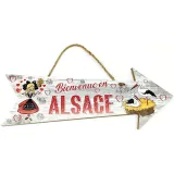 Alsatian Hanging Arrow and Alsatian Stork Nest Panel