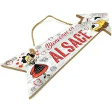 Alsatian Hanging Arrow and Alsatian Stork Nest Panel