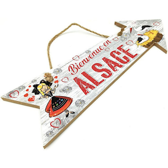 Alsatian Hanging Arrow and Alsatian Stork Nest Panel
