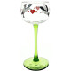 6 Alsace Wine Glasses Storik decor Hearts and Storks