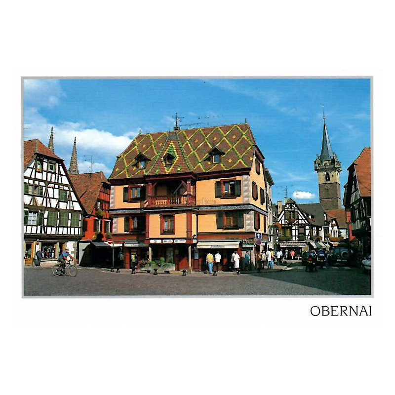 Postcard Obernai The Chapel Tower