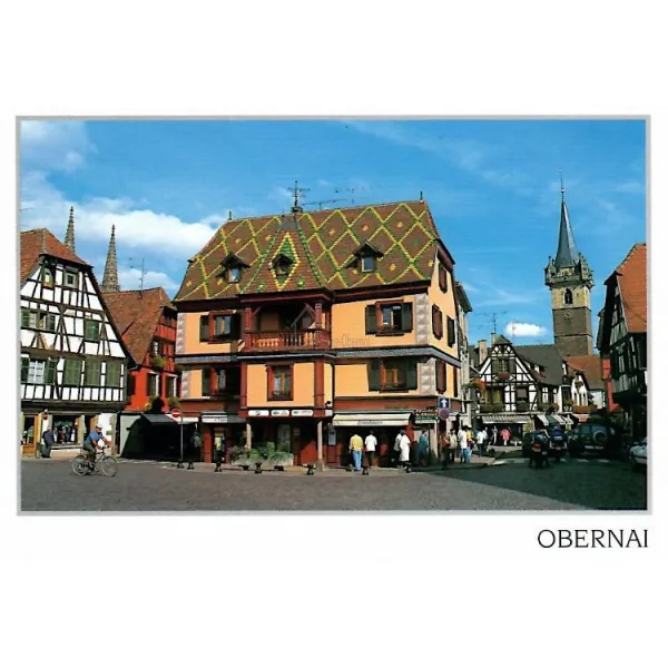 Postcard Obernai The Chapel Tower