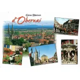 Postcard general view Bisous d'Obernai