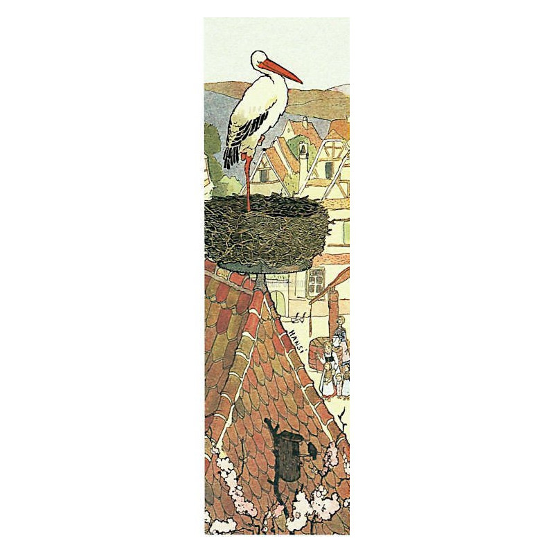 Marque Page Hansi The Stork of our Village is back