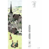 Marque Page Hansi Enfants Joyeux près de leurs Village