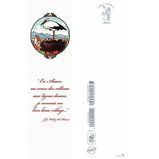 Bookmark Hansi A thought from Alsace