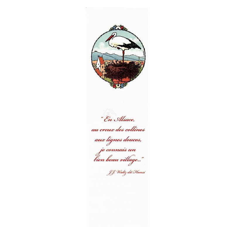 Bookmark Hansi A thought from Alsace