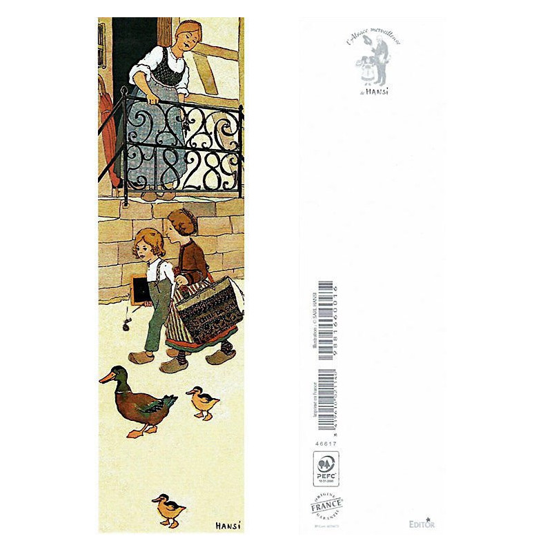 Bookmark Hansi The Departure for School