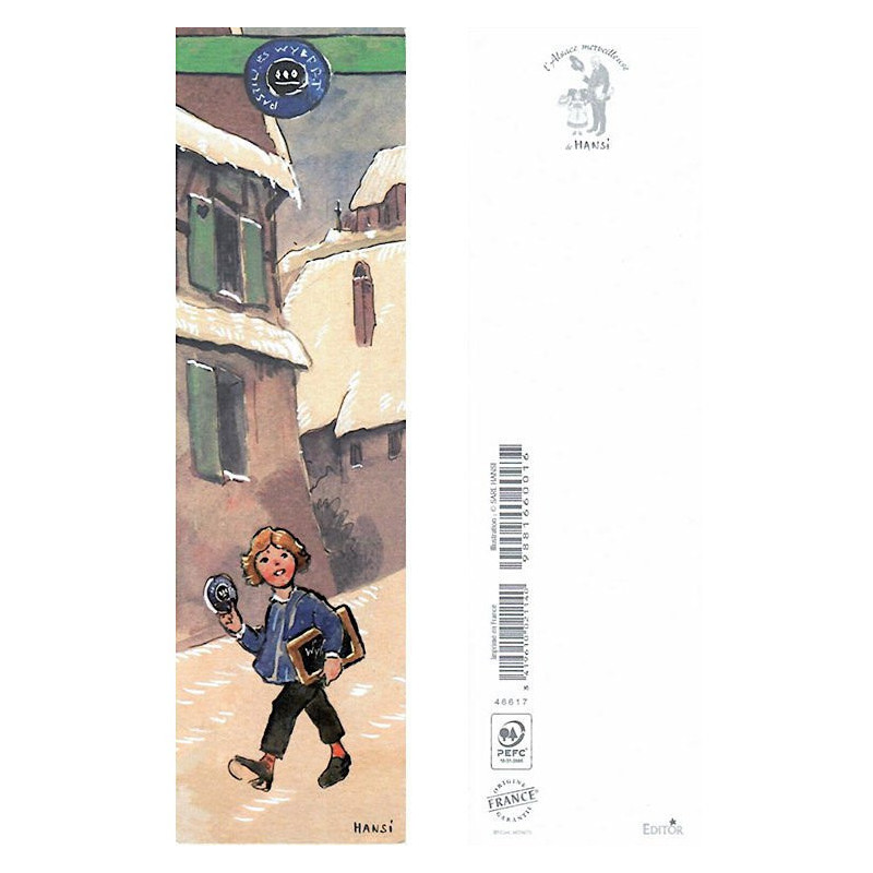 Hansi Bookmark Poster for Wybert Pastilles