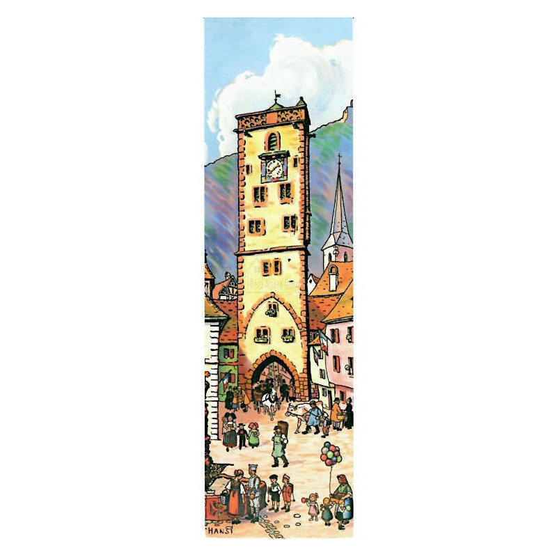 Marque Page Hansi Die Wiedereingliederung von Elsass-Lothringen nach 1918