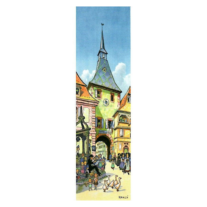 Marque Page Hansi Town Hall in Rosheim