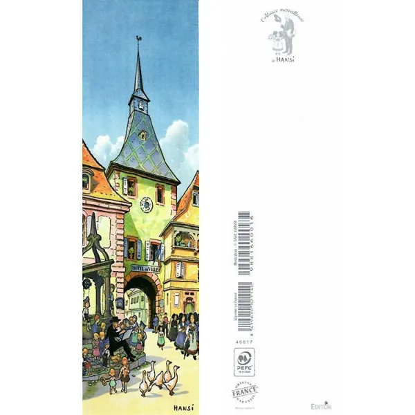 Marque Page Hansi Hôtel de Ville à Rosheim