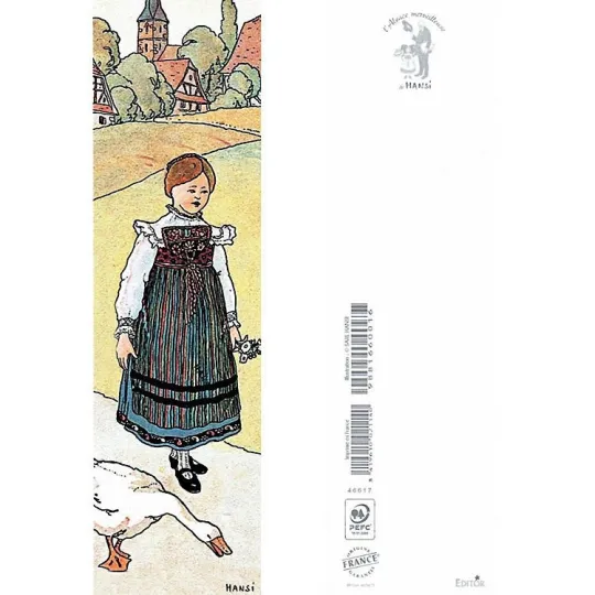 Marque Page Hansi C'est Dimanche, et nous nous promenons