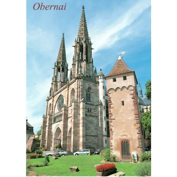 Carte Postale l'Eglise Saint Pierre et Paul Obernai