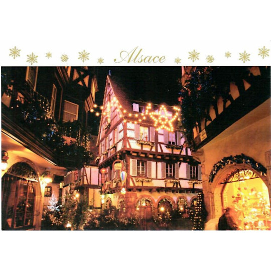 Carte Postale Magie de Noël en Alsace