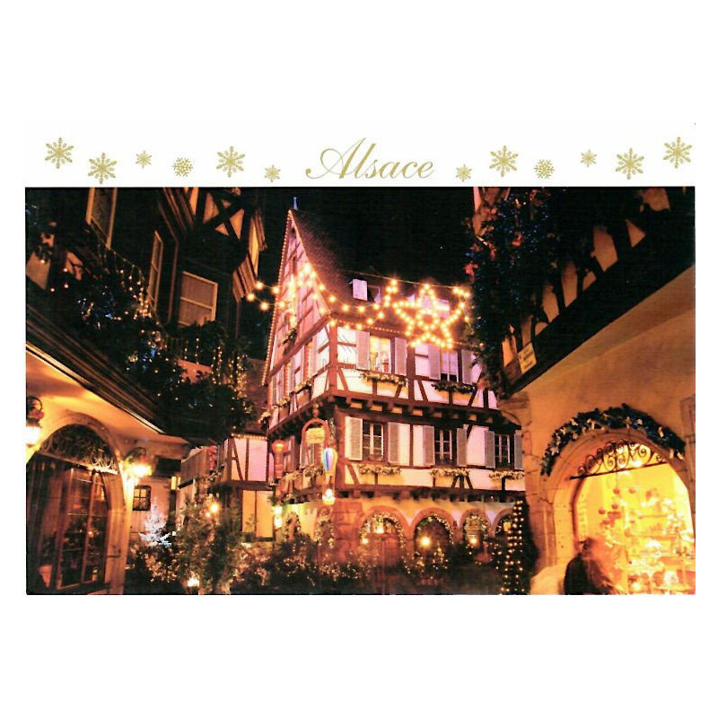 Carte Postale Magie de Noël en Alsace