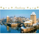 Postcard Christmas at the covered bridge in Strasbourg under the snow