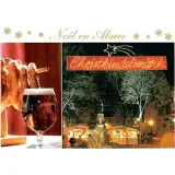 Postkarte Christkindelsmärik von strasbourg