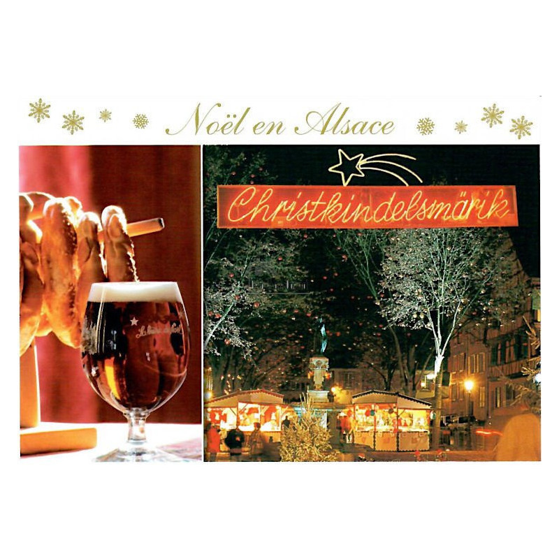 Postkarte Christkindelsmärik von strasbourg