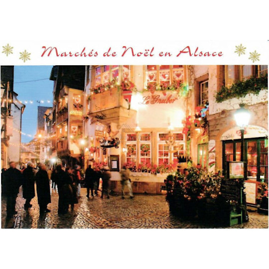 Carte Postale Marchés de Noël en Alsace