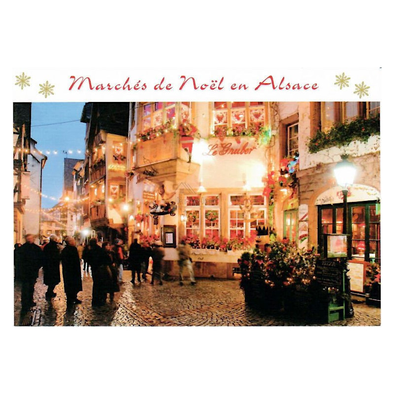 Carte Postale Marchés de Noël en Alsace