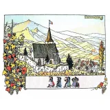 Carte Postale Hansi les Vendanges françaises de 1919