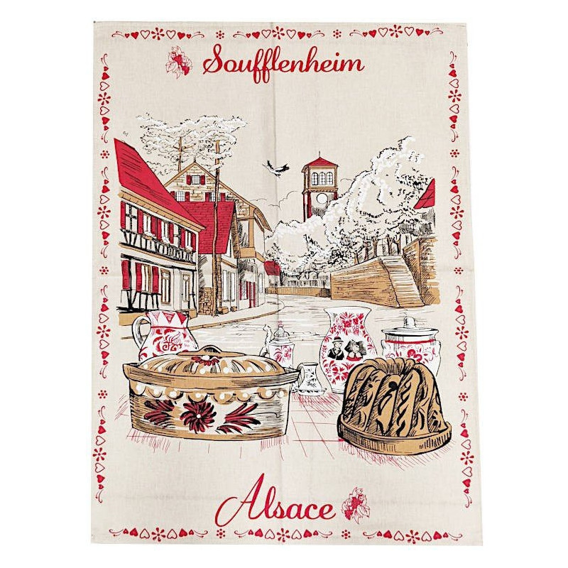 Soufflenheim Pottery Kitchen Towel