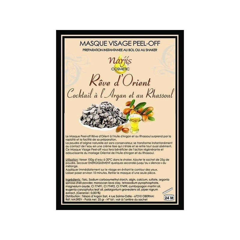 Dream of the Orient Face Mask with Argan Oil and Rhassoul