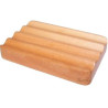 Gewellte Seifenschale aus Sheesham-Holz