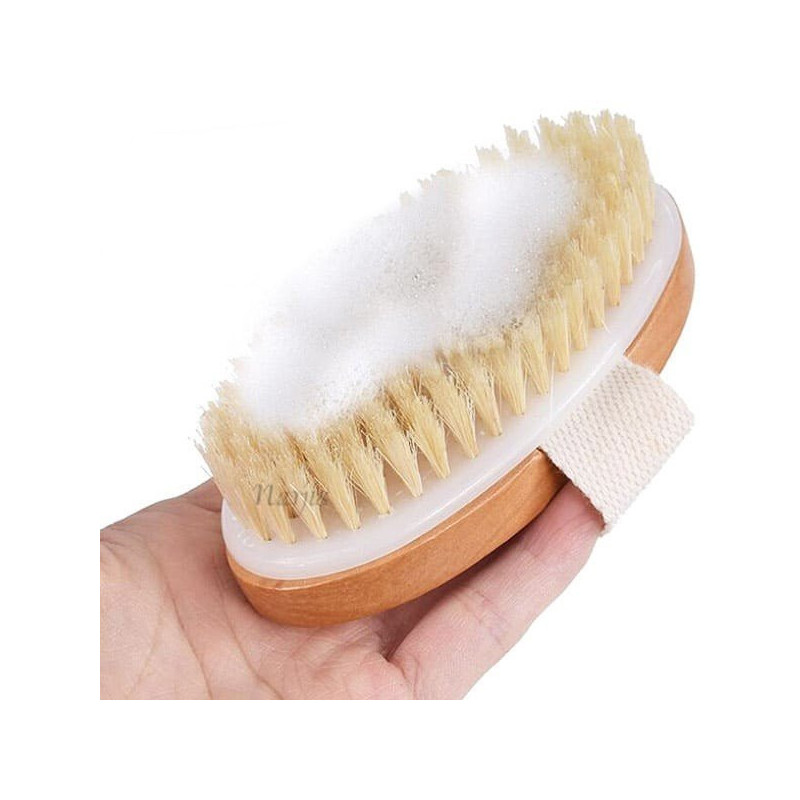 Körperpeelingbürste mit Henkel