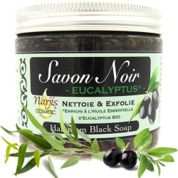 Schwarze Seife mit biologischem Eukalyptus 200 ml