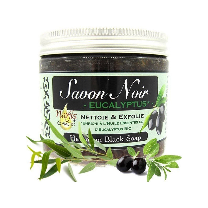Organic Eucalyptus Black Soap 200 ml