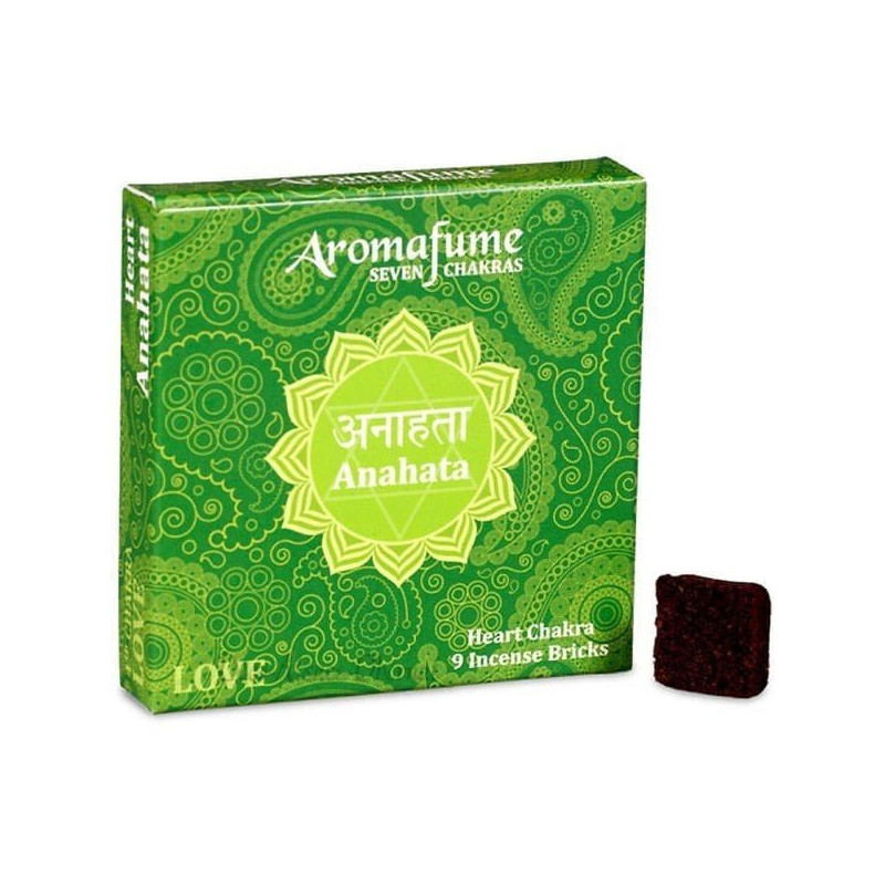Brique d'Encens pour Diffuseur Brûle Encens 7 Chakra Anahata