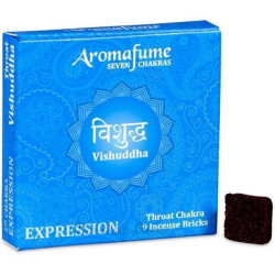 Brique d'Encens pour Diffuseur Brûle Encens 7 Chakra Vishuddha