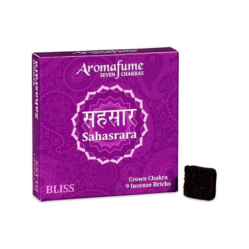 Brique d'Encens pour Diffuseur Brûle Encens 7 Chakra Sahasrara