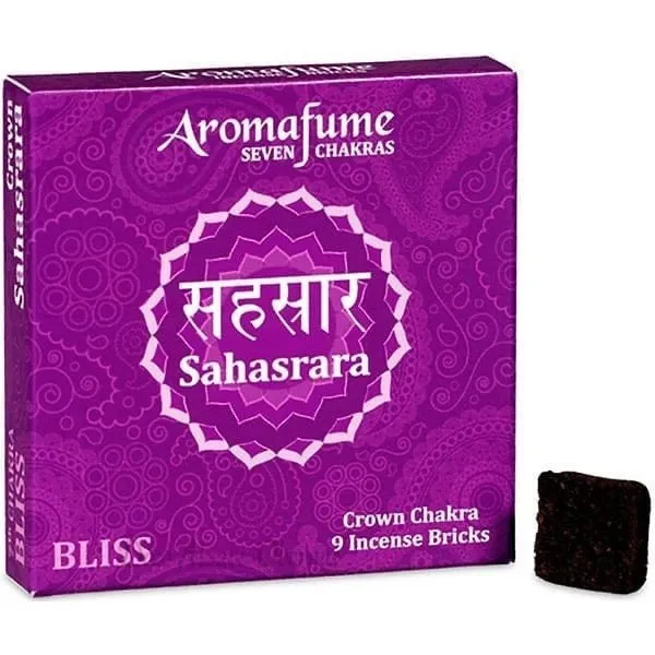 Brique d'Encens pour Diffuseur Brûle Encens 7 Chakra Sahasrara